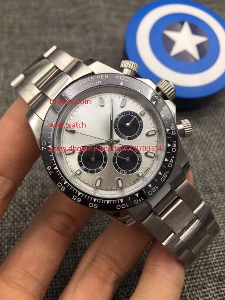 

luxury watch 40mm 116500 116506 116520 116509 stainless no chronograph mechanical automatic mens watches 5 color, Slivery;brown