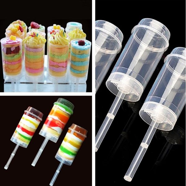 

cake push pop containers baking clear push-up cake pop shooter(push pops) plastic containers i387
