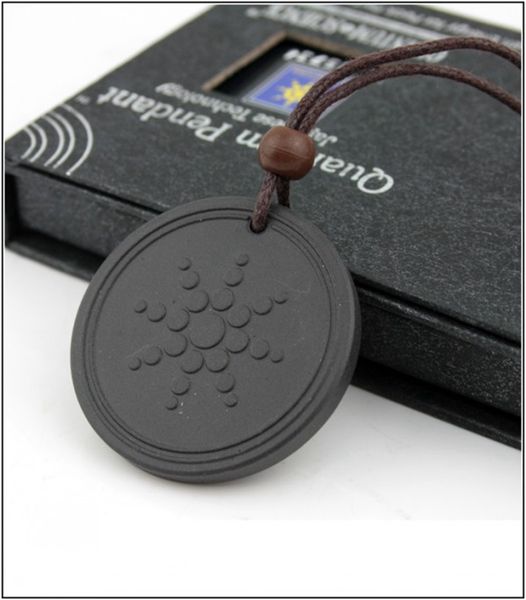 

quantum pendant energy ожерелье против emf радиационной защиты кулон reverse aging.joint pain.blood circulation 2000 отрицательных ионов, Silver