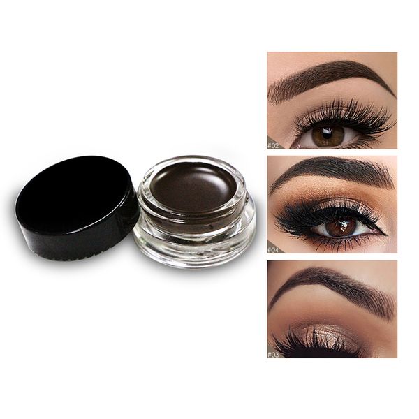 

new brand 5 color eyebrow pomade gel no shading waterproof makeup accessories eye brow eye liner cream long lasting eyes makeup