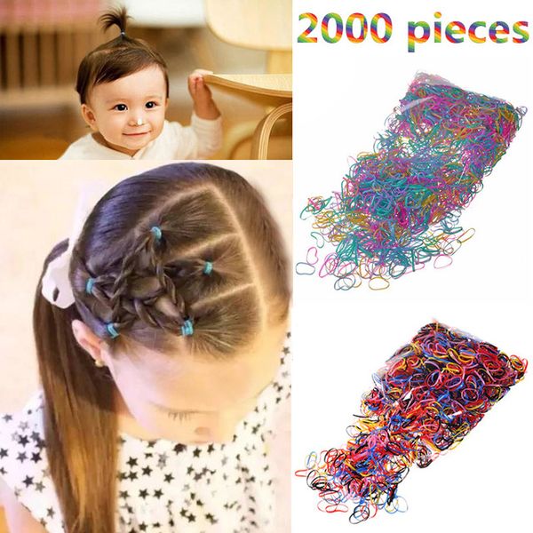 Hot Sale Disposable Colorful Elastic Hair Band Bezel For Kids Girl