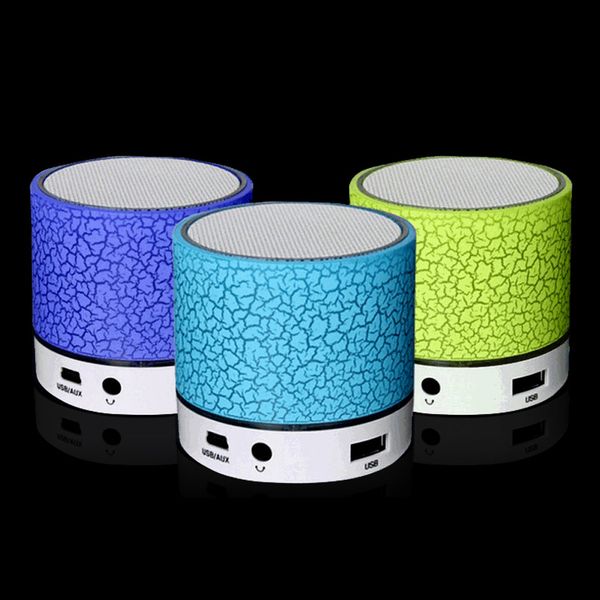 

wireless speaker bluetooth mini speakers a9 led colored flash speaker fm radio tf card usb for iphone x 8 mobile phone pc s8