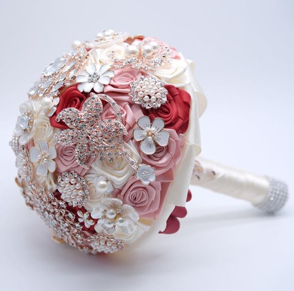 

eternal angel europe and america rhinestone bridal bouquet wedding supplies accessories satin wedding pgraphy