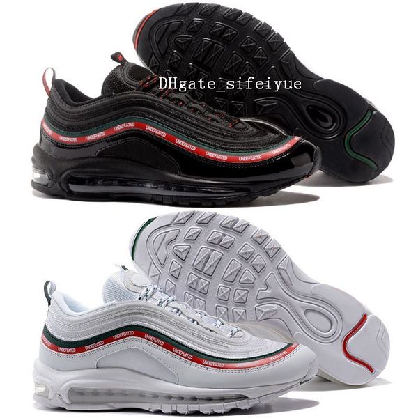 Großhandel Beste Männer Schuhe 97 Unbesiegt X OG Laufschuhe Turnschuhe Frauen Sport Outdoor Schuhe Schwarz Weiß Freier Tropfen Verschiffen US5.5 12 Großhandel Beste Männer Schuhe 97 Unbesiegt X OG Laufschuhe Turnschuhe Frauen Sport Outdoor Schuhe Schwarz Weiß Freier Tropfen Verschiffen US5.5 12