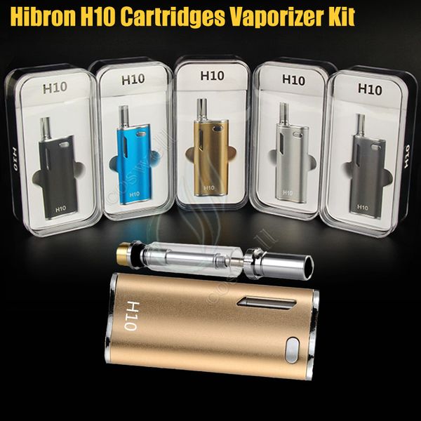 

Аутентичный стартовый комплект Hibron H10 650mAh 10W Box Mod Модернизированное густое масло CE3 BUD CO2 0.8 мл Картриджи Распылитель O pen Mystica Vaporizers vape