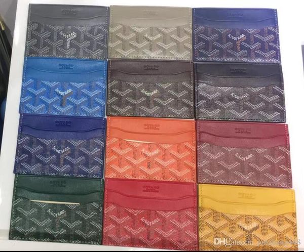 

wholesale Classic Design Casual Credit leather card set card package french tide Card ID Holder Ultra Slim Wallet