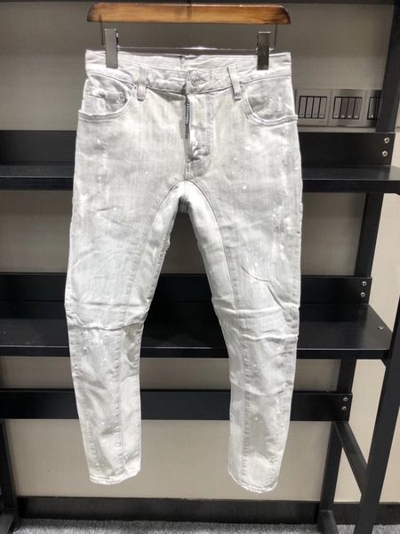 

2019, the new brand fashion european and american summer men's wear jeans are men's casual jeans #s007-1, Blue