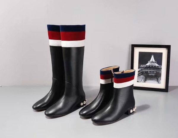 

ботте femme cuir бедро высокие сапоги женские зимние сапоги женщины над сапогами колена плоские стрейч сексуальная мода обувь, Black