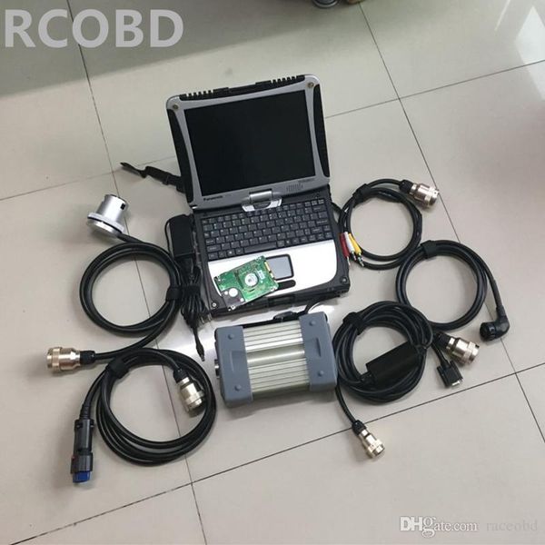 

mb star c3 pro diagnose tool hdd 160gb with lapcf19 touch screen ram 4g full set for 12v ready to use