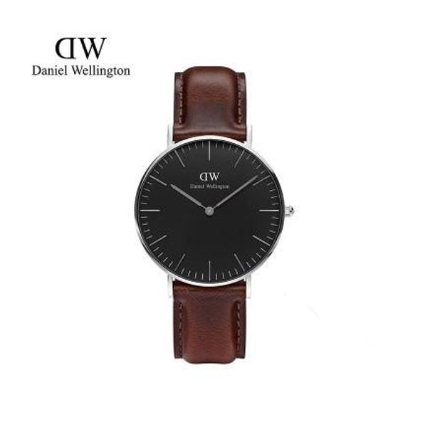 

2018 reloj mujer Новые часы Дэниела роскошные фирменные часы для женщин мода мужчины часы кожаный ремешок кварцевые наручные часы черный Мужской часы