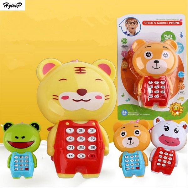 

new creative cartoon music phone baby toys mobile phone educational learning electric toy phone model machine gift for kids e564