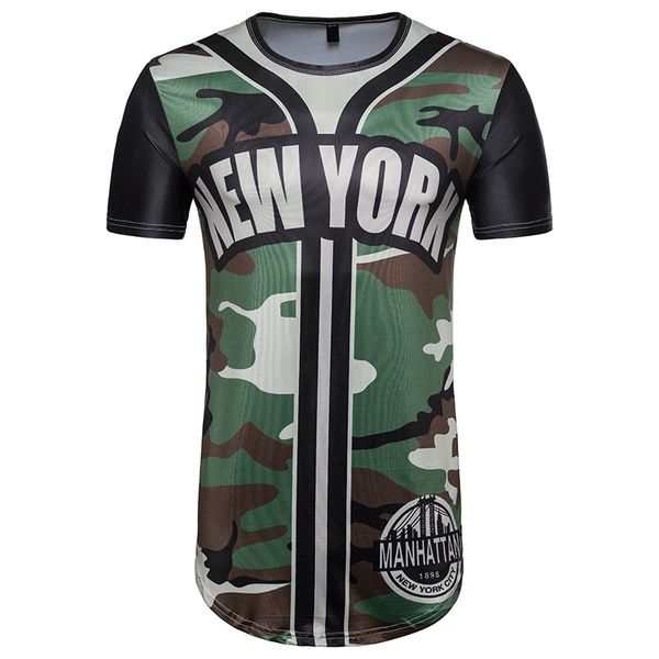 

mens camouflage high street letters printed casual tshirts summer male crew neck tees short sleeved ing, White;black