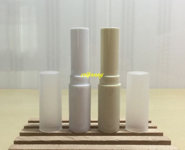 

1000pcs/lot fast shipping 4g diy cosmetics empty lipstick plastic lip balm makeup container sample tubes