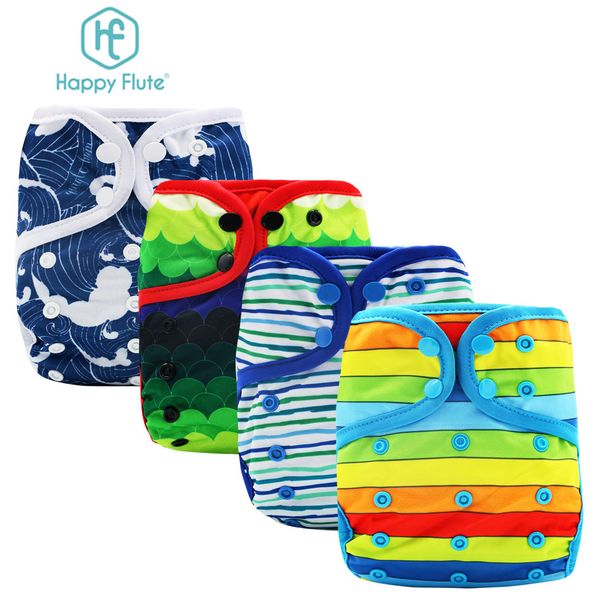 

happy flute os baby cloth diaper cover waterproof breathable s m& l adjustable,fit 5-15kg baby nappies