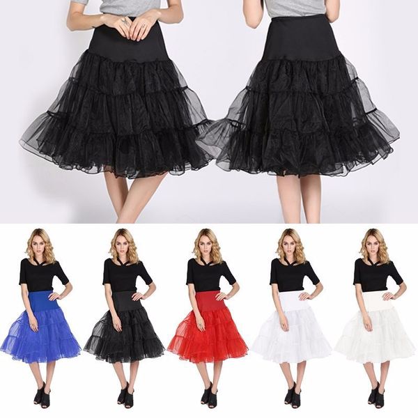 

brand new fully wedding bridal petticoat many colors hoopless crinoline lady girls underskirt rockabilly dance petticoat skirt tutu, White