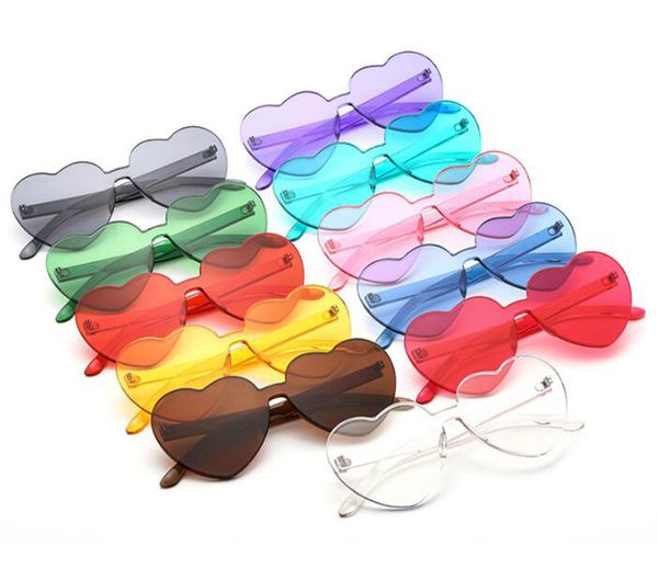 

designer sunglasses brand glasses outdoor shades uv400 love heart fashion creative ladies luxury sunglass mirrors for women, White;black