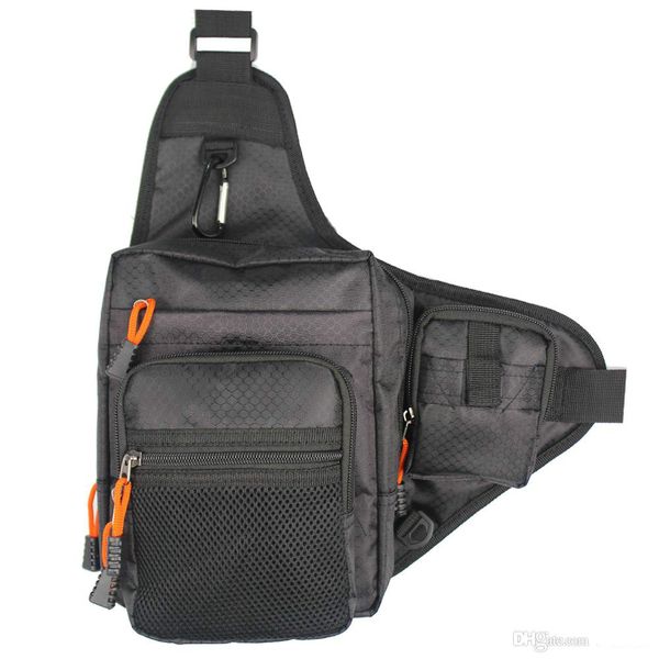 

kylebooker fishing bag multi-purpose canvas waterproof fishing reel lure tackle bag
