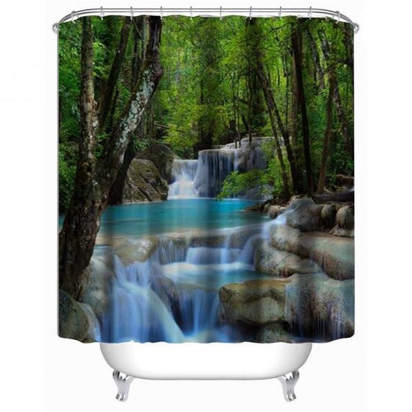 

family waterfall shower curtain bathroom shower curtain ring pull easy to install