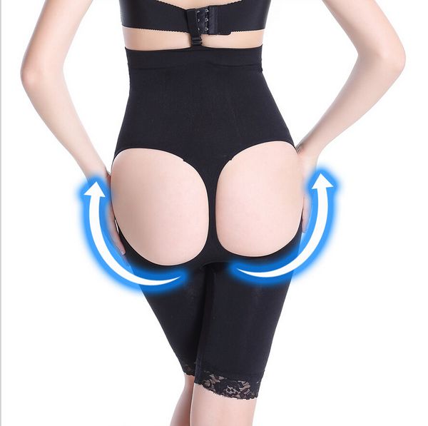 

women butt lifter boy short booty lift tummy control panty shapewear, Black;white