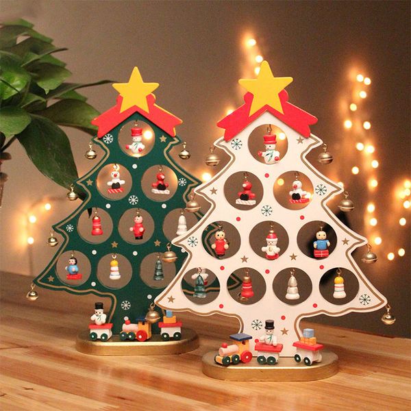 Diy Christmas Ornament Wooden Christmas Tree Christmas Hanging