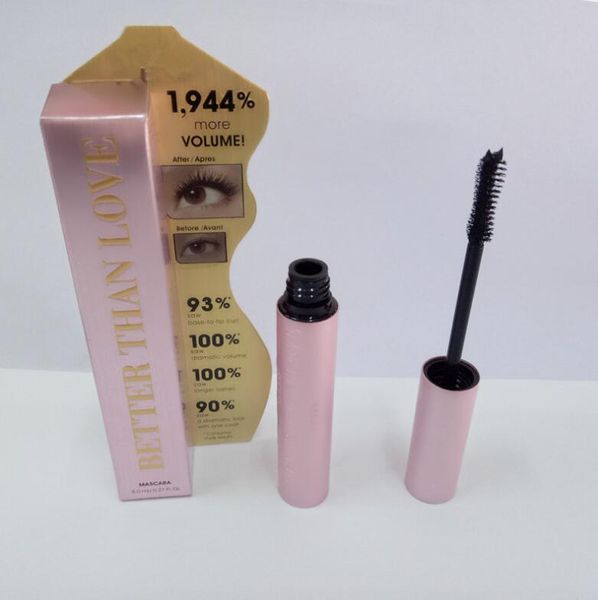 

Newest Pink Better Than love TF Better Than Sex Mascara Black Full Size 8 ml 0.27 oz Mascara Thick Waterproof free shipping