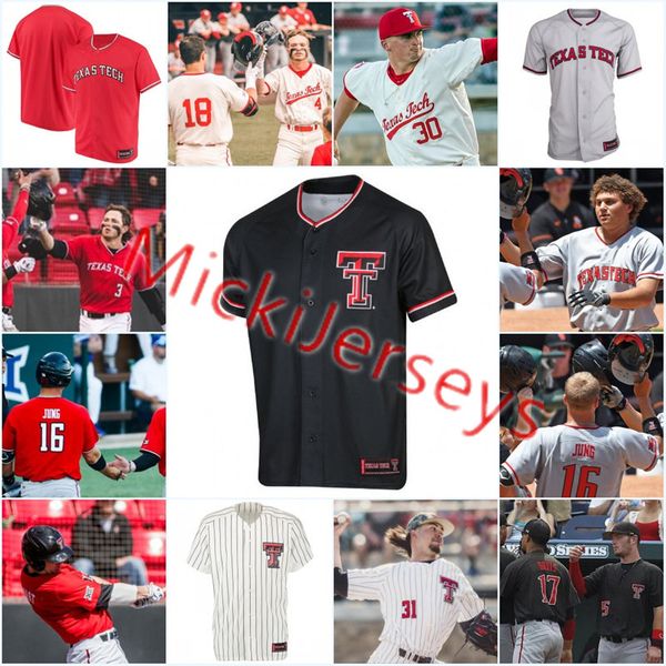 texas tech baseball jersey