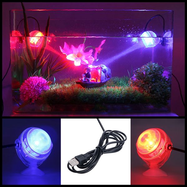 Innen-LED-Unterwasserlampe, wasserdichtes LED-Aquariumlicht für Korallenriff-Aquarium, Tauch-Aquarium-Licht-Spot-Lampe