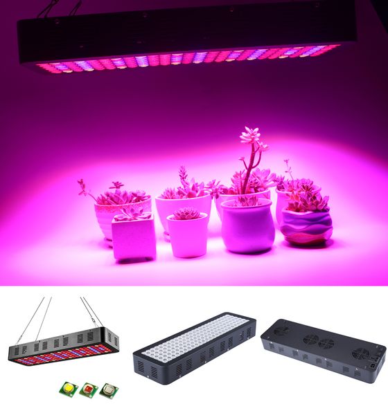 

сид гидропоники фары отражатель 800вт 3535 сид растут свет панели лампа полный спектр внутренний сад освещение растений рассада растет света