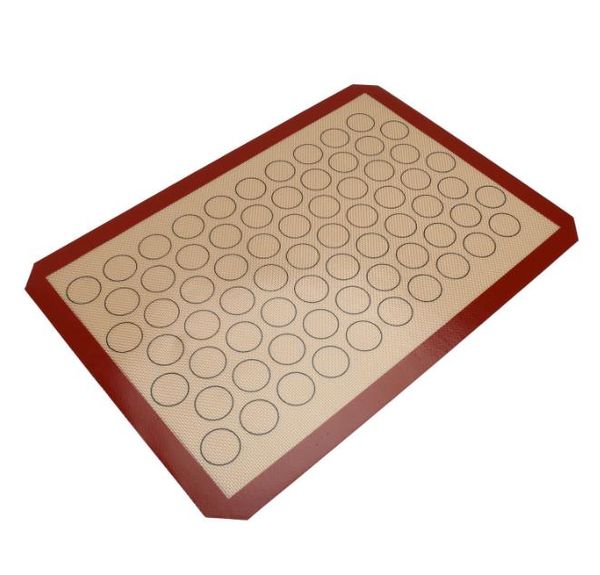 

42*29.5cm baking mat non stick silicone pad sheet bakeware pastry tools rolling dough mat larger size for cake cookies macaron