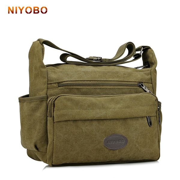 

new arrival men canvas bag casual travel messenger bags bolsa masculina vintage men's crossbody bag