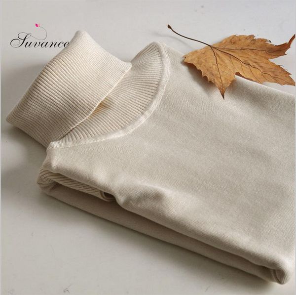

winter autumn turtle neck loose slim all match knitted pullovers pure color brief stretchable quality brand women knitwear, White;black