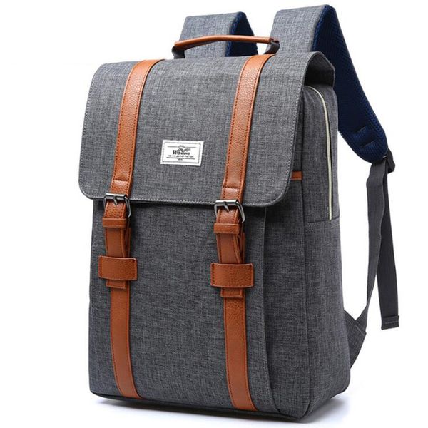 

Vintage Men Women Canvas Backpacks School Bags for Teenagers Boys Girls Large Capacity Laptop Backpack Fashion Men Backpack