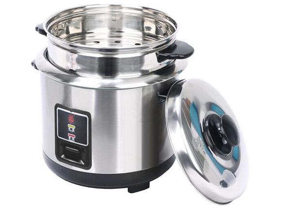 

chinatrianglerice household cooker rice cooker 5l ckd-z50g stainless steel inner rice machine 220-230-240v