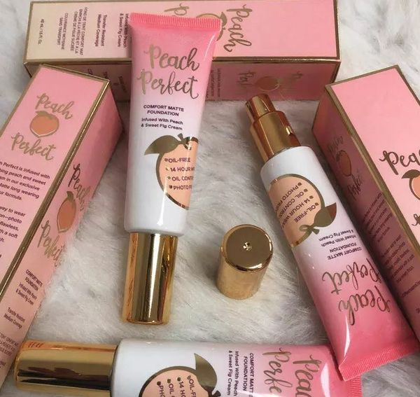 

in stocknew makeup foundation peach perfect comfort matte foundation 3colors 48ml face cream foundation dhl shipping