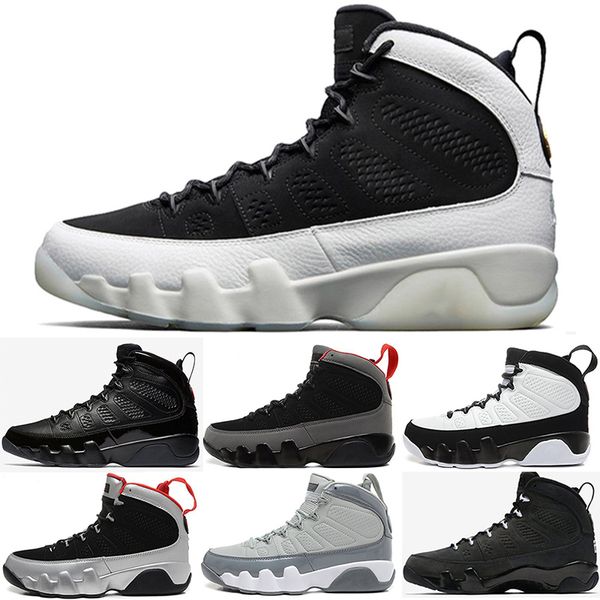 Großhandel 2018 Gezüchtet 9 LA Oreo Herren Basketballschuhe Schwarz Rot Weiße Schuhe Weltraum Jam 9s Herren Sportschuhe Trainer Sneakers Us 8 13 Von LA Trainer Sportschuhe 2017