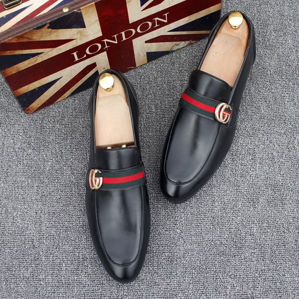 

Genuine leather han ver ion of doudou men knitting fa hion trend ca ual men 039 hoe breathable driving hoe l ize 37 44