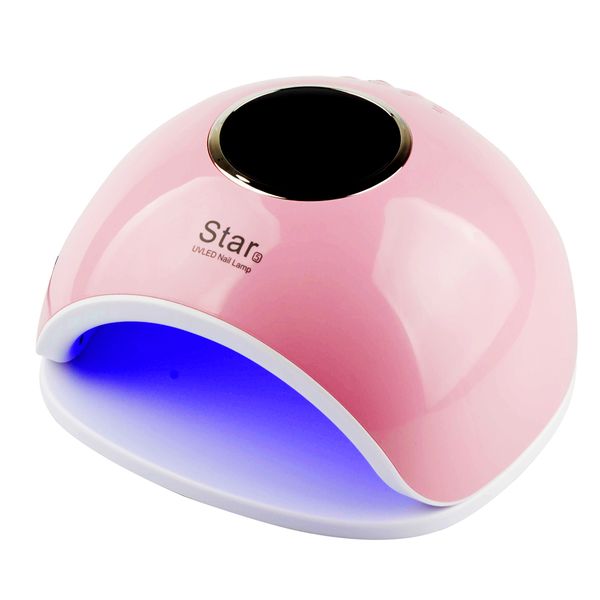 

uv led lamp for nails dryer sun light lamp for manicure 72w smart lcd display for all gel nail polish nail art tools