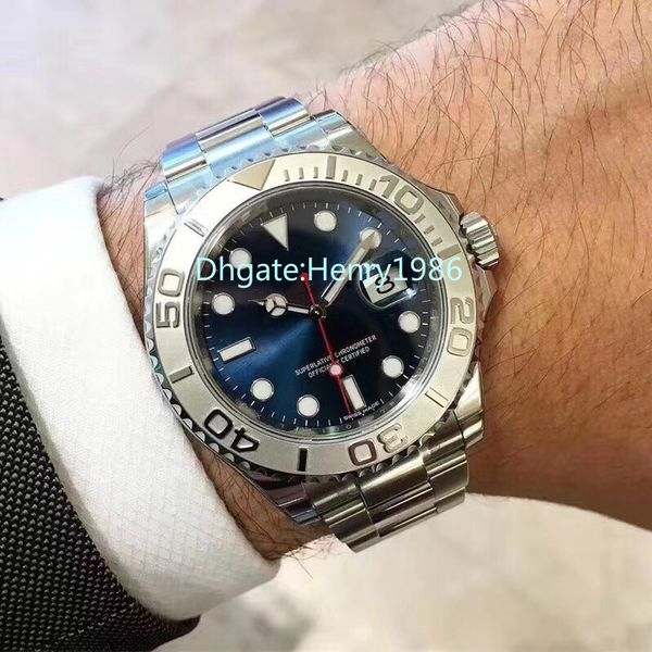 

luxury watches blue dial 40mm 116622 - watch chest man wristwatch automatic never worn platinum wristwatch ss bracelet, Slivery;brown