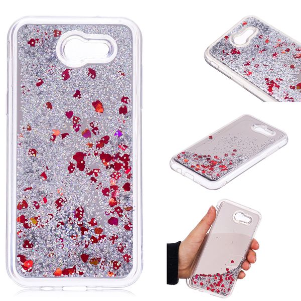 

Чехол Для Samsung Galaxy J3 Премьер Case Зыбучих Песков Блеск Порошок Зеркало Жесткий Case Дл
