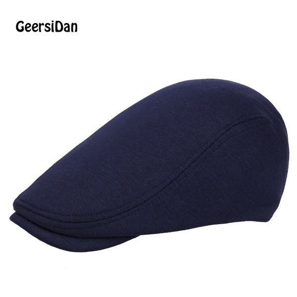 

spring autumn fashion gentleman octagonal cap newsboy cap men beret hats flat caps for men brand cotton beret hats for women, Blue;gray