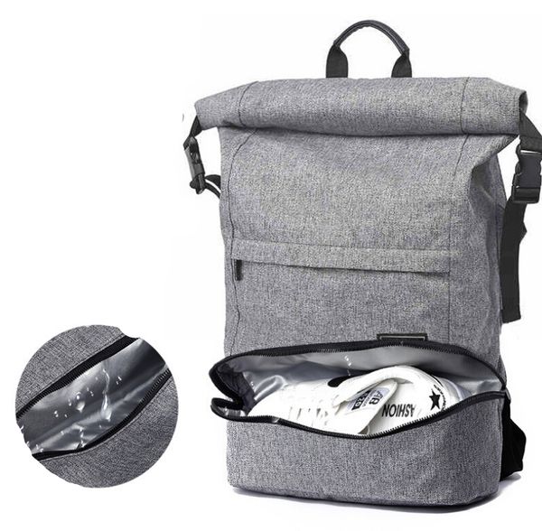 

backpack men's outdoor sports gym waterproof large capacity travel canvas backpack