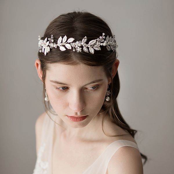 Gold Wedding Bridal Bridesmaid Headbands Bohemian Rhinestone Hair