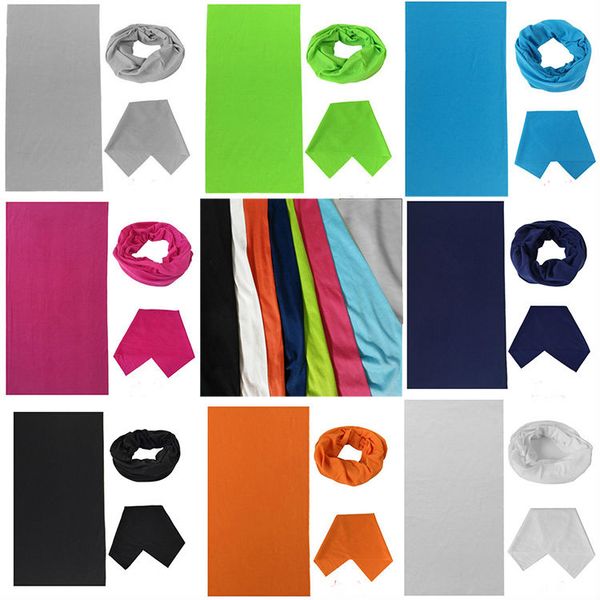 

pure color white green black multifunctional seamless magic scarf variety warm halloween cosplay bicycle cs ski headwear half face for party, Blue