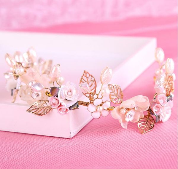 

exquisite handwork exquisite silver pearl bead hair belt wedding bride accessories headband