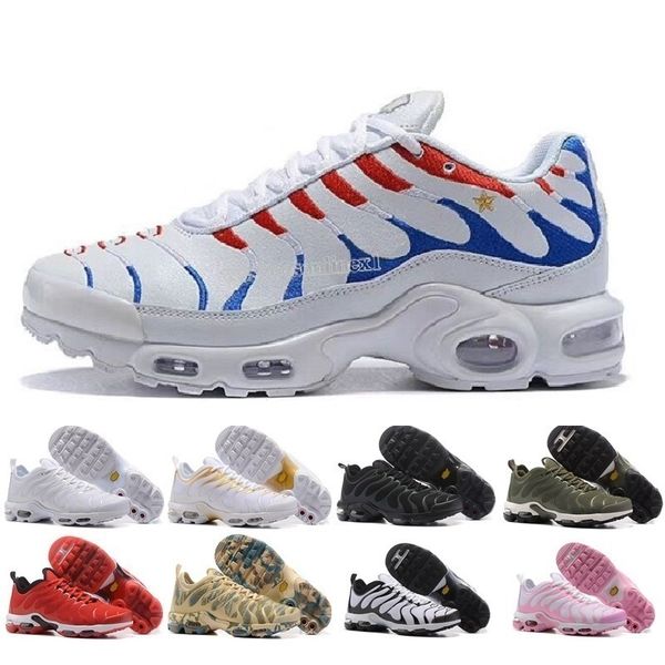 

Новый бренд 2018 Спорт мужская обувь новый воздушной подушке TN для мужчин черный бе