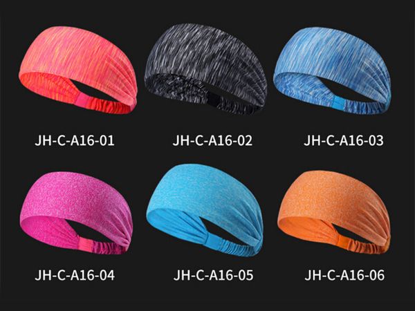 

headband sports stretch elastic yoga sweatband sports headband for running working out gym stretch headband hair band 50pcs, Black;brown