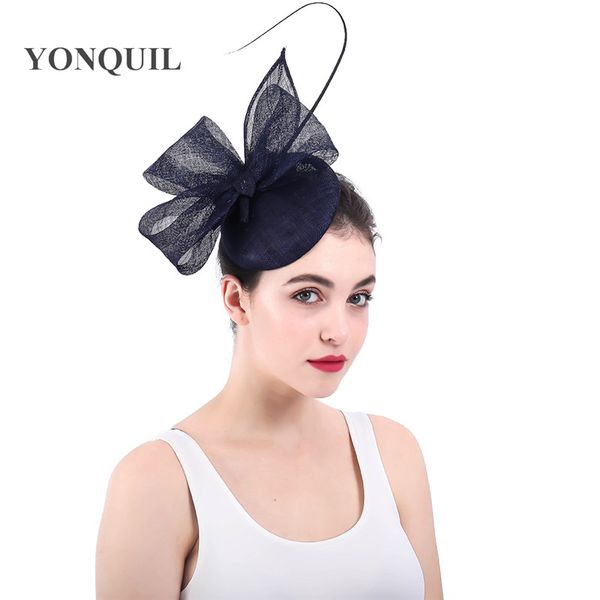 2020 Vintage White Navy Millinery Hair Fascinators For Weddings