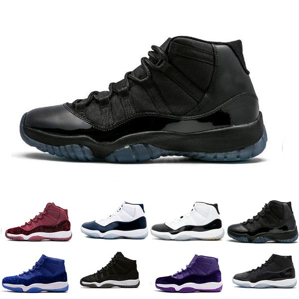 

11 11s Prom Night Mens Basketball Shoes PRM Heiress Barons Concord Platinum Tint Gym for mens womens Red sports sneakers
