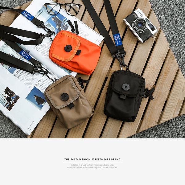 

inflation women men crossbody bag male bag belt chest small waist packs fashion small pouch streetwear 122ai2017