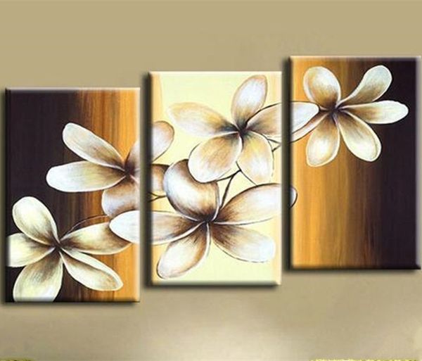 

украшения дома ручная роспись абстрактный большой цветок масляной живописи 3 шт. стены искусства фотографии наборы ручной работы цветочные к